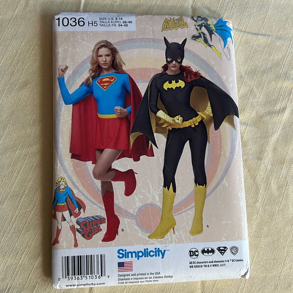 DC Comic Super hero women costume